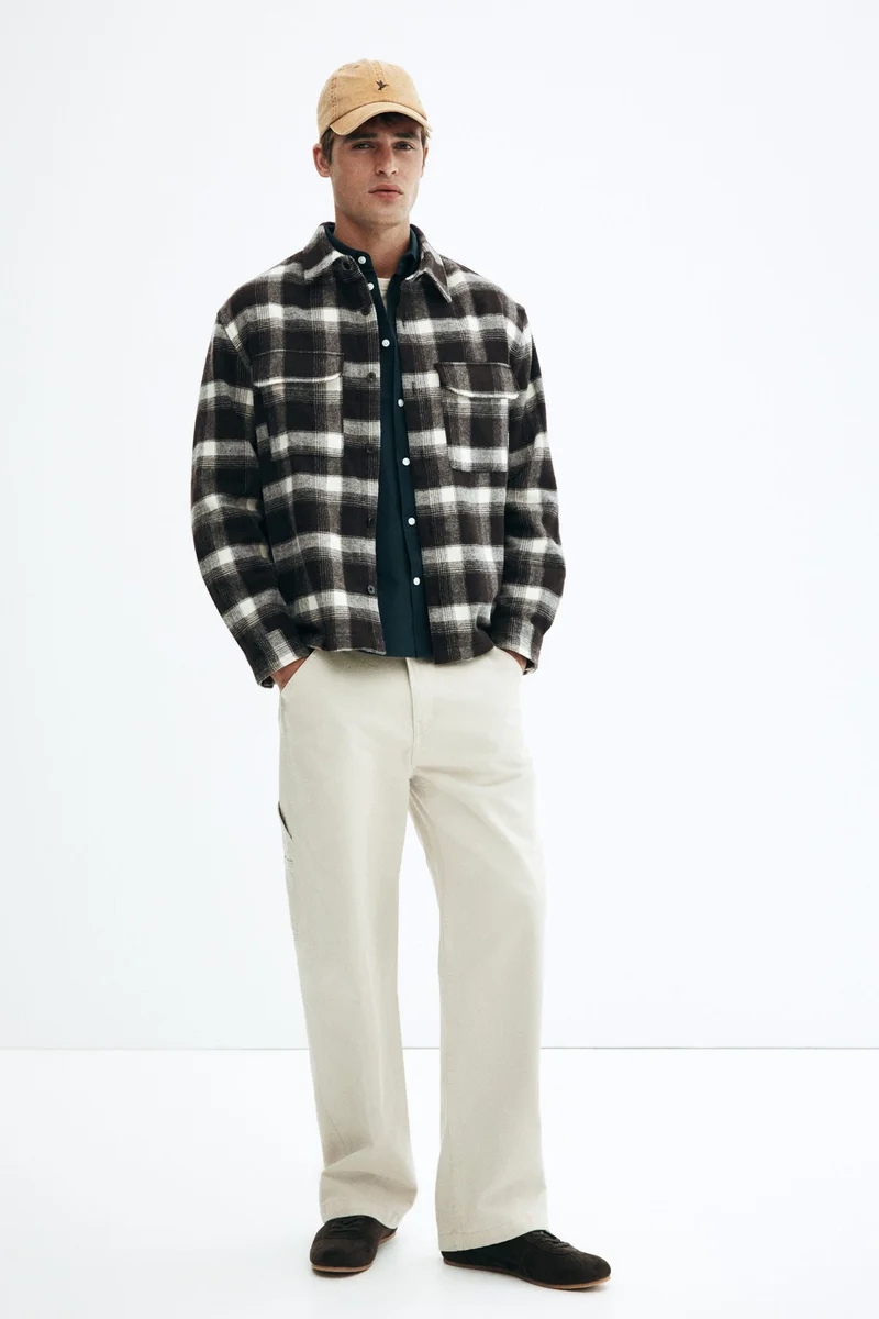 H&M Regular Fit Flannel overshirt