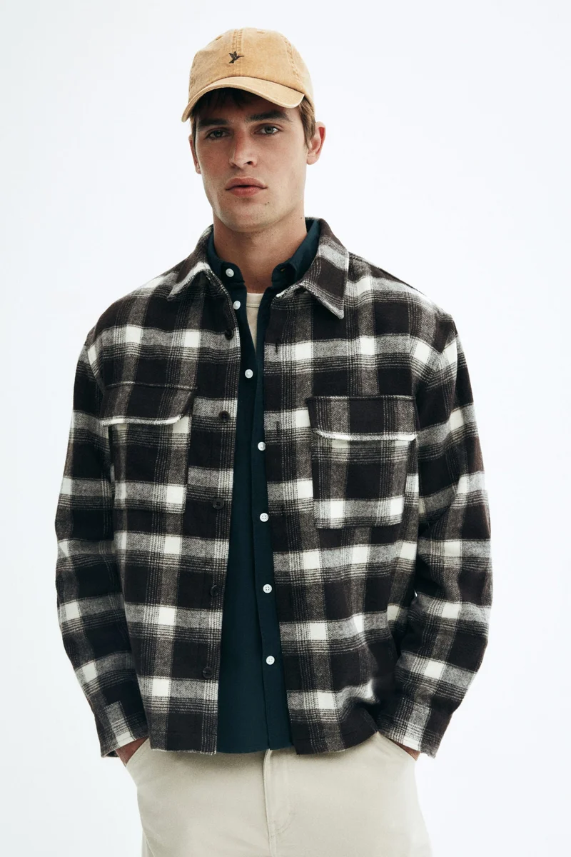 H&M Regular Fit Flannel overshirt