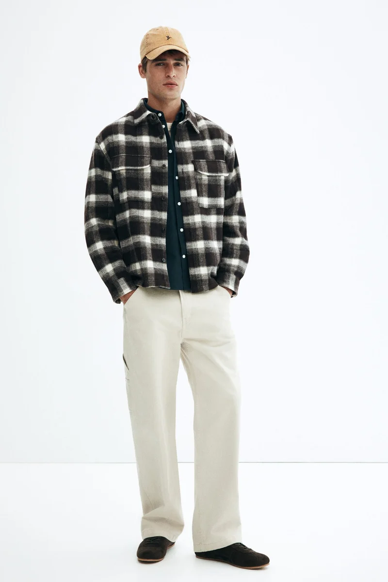 H&M Regular Fit Flannel overshirt