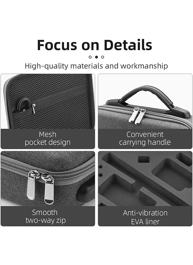 O Ozone Carrying Case Compatible with DJI Osmo Action 5 PRO/Action 4/Action 3 Camera Accessories, Surface-Waterproof Travel Portable Shockproof Storage Bag  - Image 5
