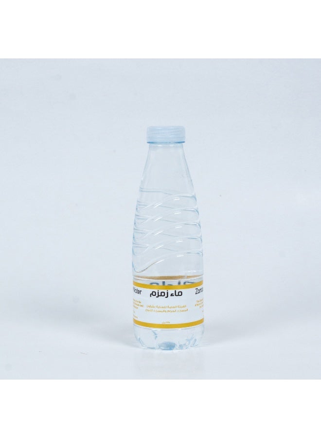 ماء زمزم المبارك - زجاجة (الحجم حسب المتوفر) - مُعبأ من الهيئة العامة للعناية بشؤون الحرمين