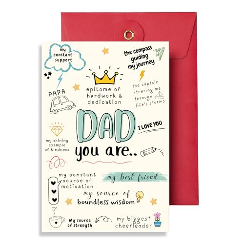 Northland 'Dad You are My Bestfriend' Father's Day Greeting Card | Best Greeting Card for Father/Dad for Father's Day/Father Birthday Card - Image 1
