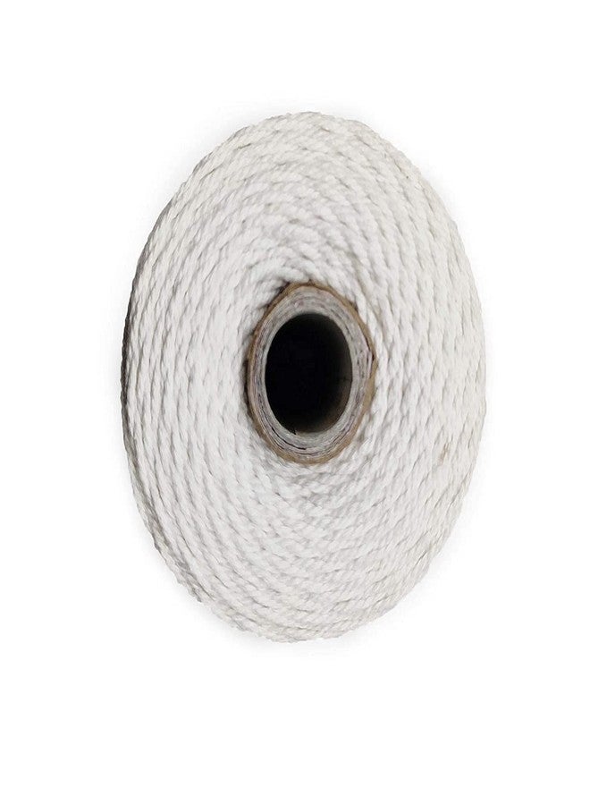 ProKart Twisted Piping Macrame Cotton Cord/Dori Thread & Candle Making (35 Meters, 1.5 mm) for Macrame DIY and Other Projects (Bleach White) - Image 3