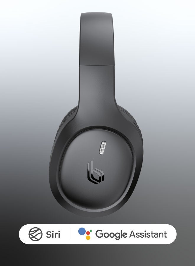 blupebble C85 Pulse Audio Wireless Over-Ear Foldable Headphones – Bluetooth 6.0, 40mm Drivers, Deep Bass Stereo, 25H Playtime, Siri & Google Assistant, Low Latency Mode, Built-in Mic, Fast Charge USB-C, Noise Isolating Headset for iOS & Android - Image 2