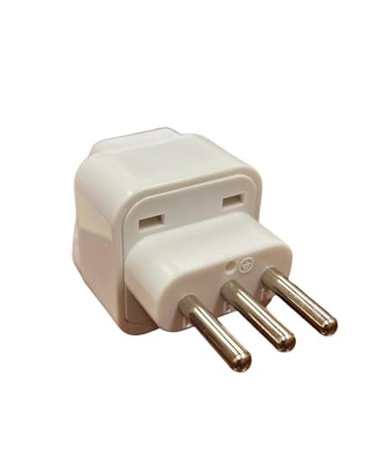 Ckitze USA to Italy, Uruguay Travel Grounded Universal Power Plug Adapter - Type L - CE Certified for Mobile Cell Phone, Laptop, Tablet Chargers and More - Image 2