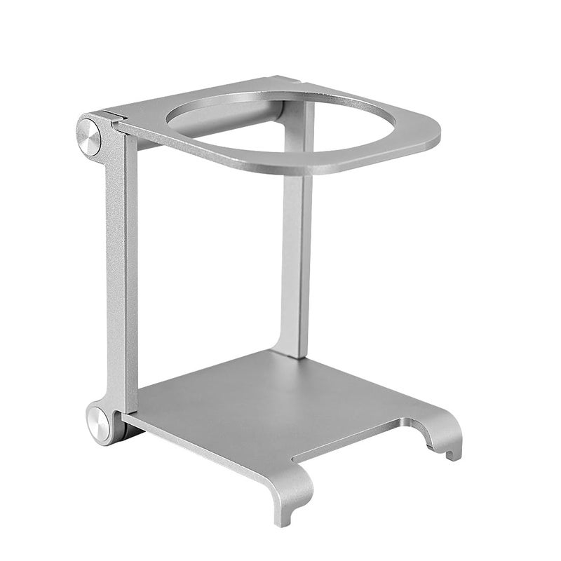 CAFEMASY حامل قهوة بالتنقيط قابل للطي للأجهزة السفر والتخييم، حامل قهوة من الألمنيوم لصنع القهوة بالضغط اليدوي