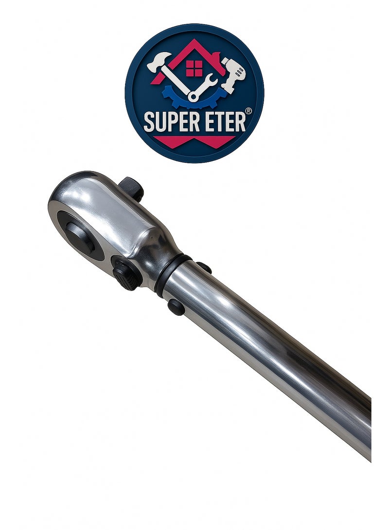 SUPER   ETER SUPER ETER Professional 1/4" Ratchet Torque Wrench – Model 10005959 – 5–25 N.M New Adjustable Torque Wrench - Image 4