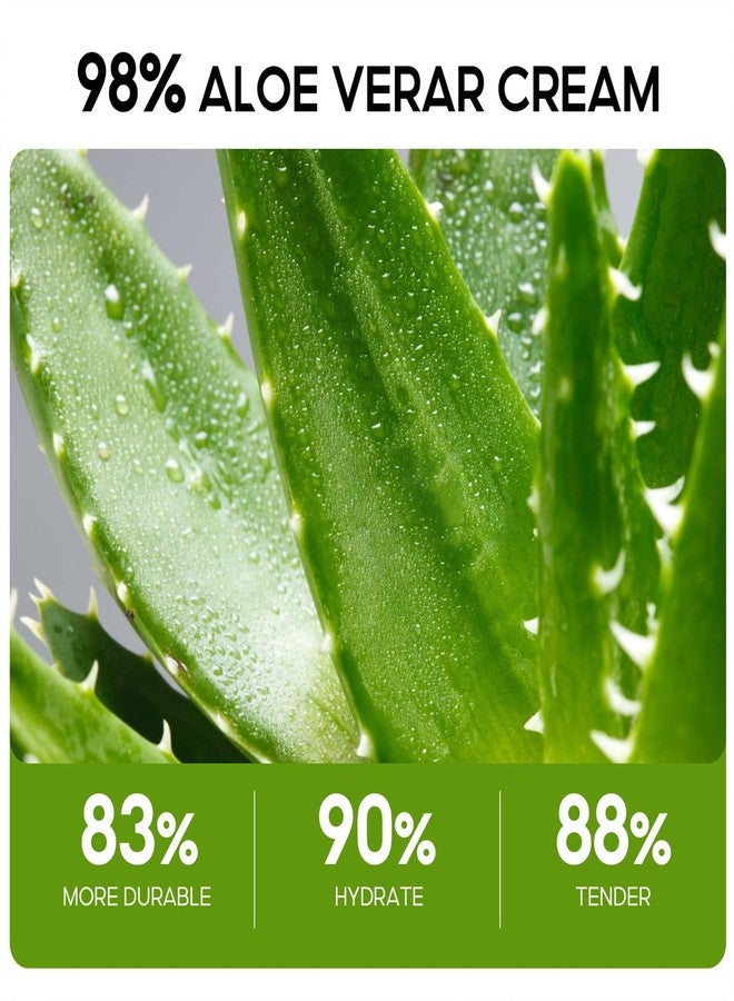 Grospe Aloe Vera Moisturizer Facial Cream,Facial Cream With 98% Organic Aloe Vera,Anti Wrinkle Face Moisturize Cream,For Dry Skin,Acne Scars,Soft,Moisturizing,And Delicate Skin - Image 4