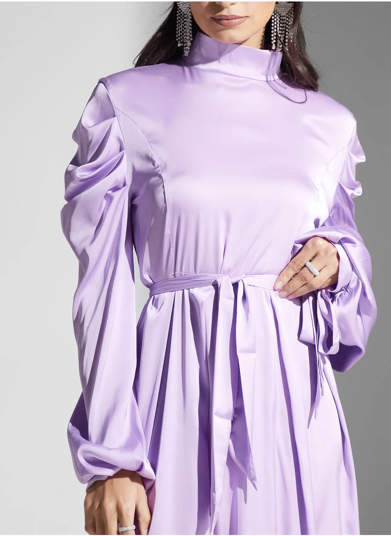 Khizana Puff Sleeve Detail Dress