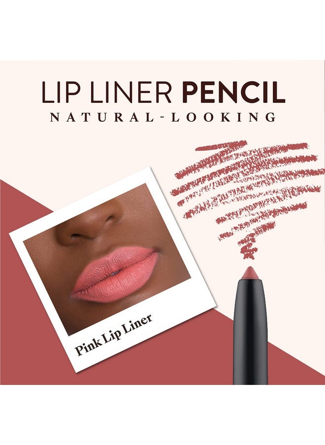 Mented Cosmetics Pink Lip Liner Pencil Waterproof Lip Liner Pink Lip Pencil Natural Lip Liner Vegan And Crueltyfree Makeup Matte Lip Liners For Women  - Image 4