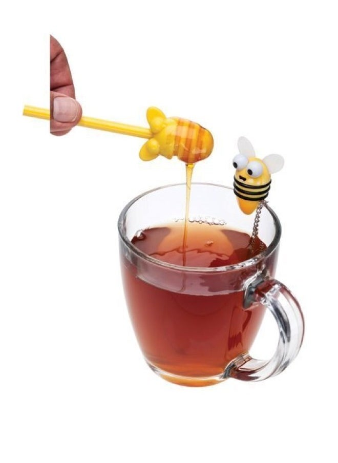 joie - Bee Tea Infuser & Honey Dipper - Image 1
