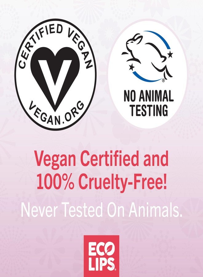 Eco Lips Bee Free Superfruit Vegan Lip Balm with Candelilla Wax, 3 pack - Image 3