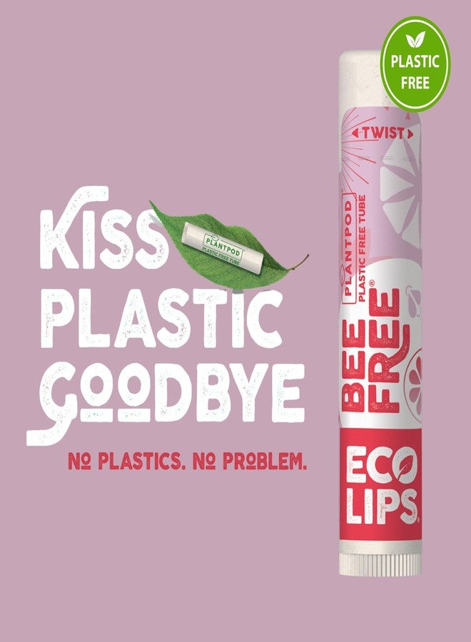 Eco Lips Bee Free Superfruit Vegan Lip Balm with Candelilla Wax, 3 pack - Image 4