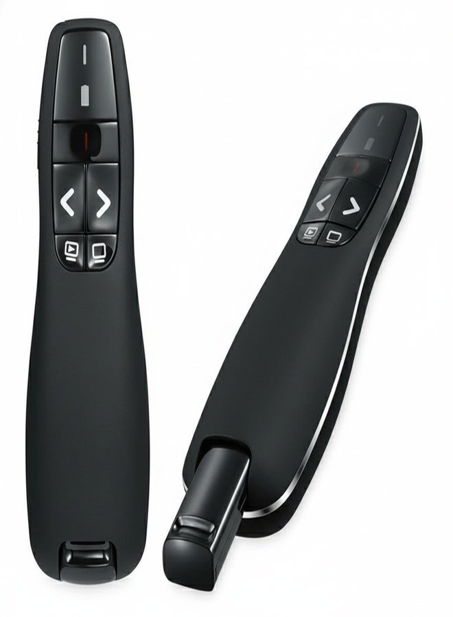 وايرلس مقدم عروض لاسلكي Y400 – جهاز USB و TYPE-C بنظام 2.4 جيجاهرتز مع مؤشر ليزر أحمر للتحكم في PowerPoint و PPT - Image 2