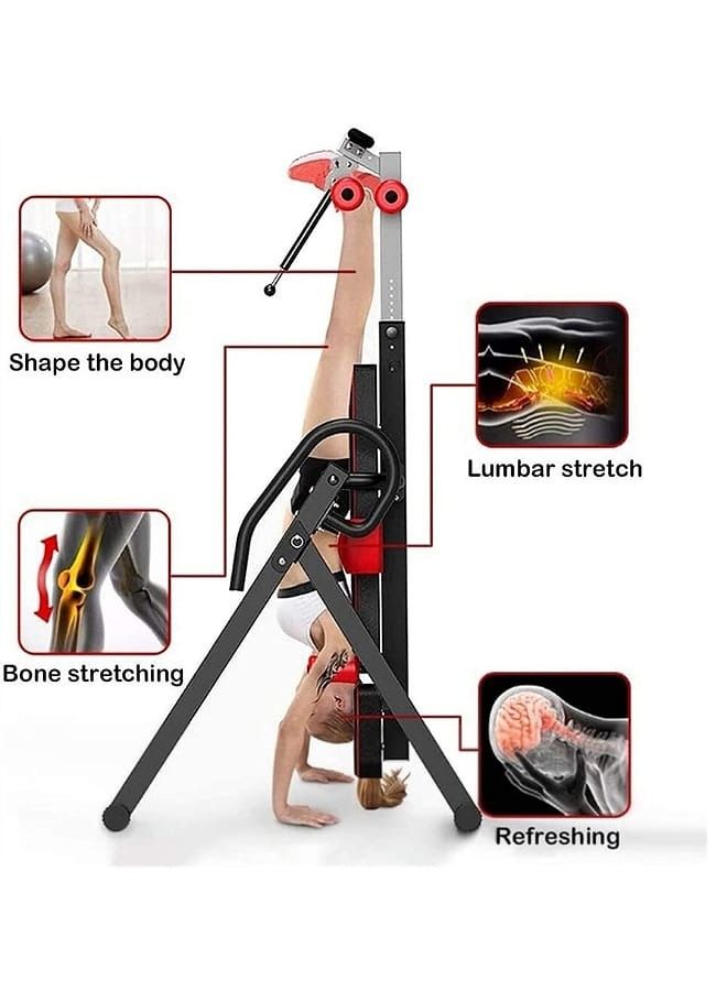 ALCOACH Heavy Duty Inversion Table Adjustable Headrest Protective Strap Back Extension Chiropractic Fitness Back Pain Relief Device - Image 5