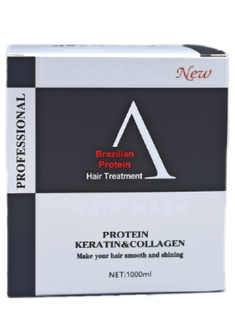 PROFESSIONAL Brazilian Protein Hair Treatment Hair Mask 1000ml - Image 1