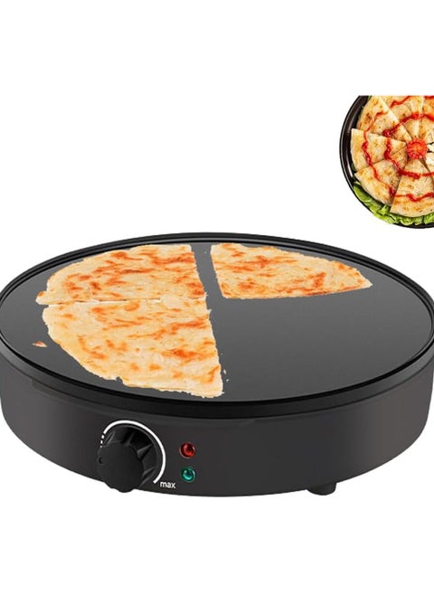 1000W Multi-Use Nonstick Crepe Maker Pancake Machine, Electric Griddle Non-Stick Baking Pan Pizza Maker Baking Frying Pan Kitchen Tool Drop