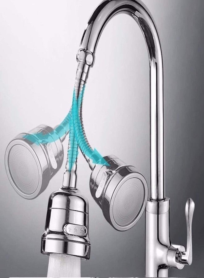 pepplo® Kitchen Sink Faucet Sprayer Attachment, 360° Rotatable Anti-Splash Nozzle with Hose, Water Saving Kitchen Sink Faucet Sprayer Head Replacement (with Strong Nozzle) - Image 3