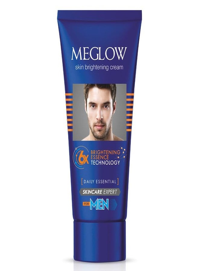 Meglow Skin Brightening & Whitening Cream For Men | Face Cream For Glowing Skin with Vitamin E | Reduces Dark Spots, Prevents Pigmentation, & Evens Tone | 30g - Image 1