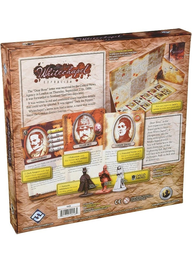 Fantasy Flight Games Fantasy Flight Games Letters From Whitechapel Dear Boss Board Game  - Image 2