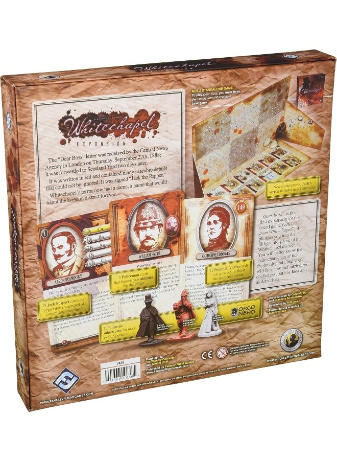 Fantasy Flight Games Fantasy Flight Games Letters From Whitechapel Dear Boss Board Game  - Image 3