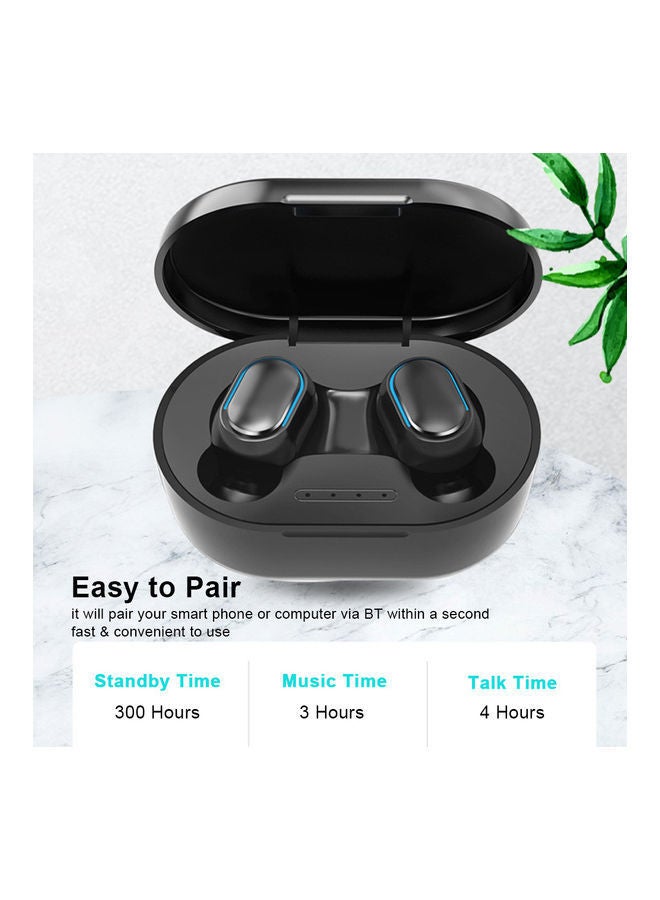 نيبمينينت سماعة رأس رياضية بلوتوث 5.0 بتقنية لاسلكية حقيقية TWS ومقاومة للماء بمعيار IPX4 مع علبة شحن أبيض - Image 2