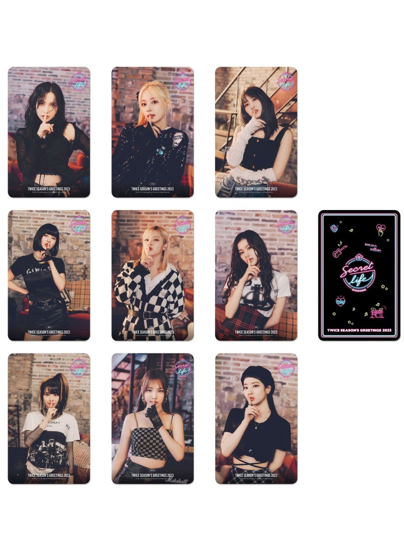 NIBEMINENT 9 Pcs Kpop TWICE Lomo Cards Card For Fans Collection Gifts - Image 1