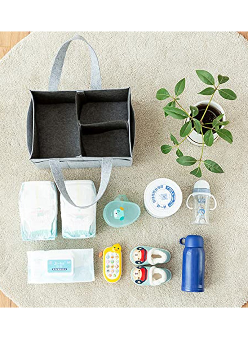 Baby Diaper Organizer Basket Nursery Diapers Table Durable Caddy Bag - Image 5