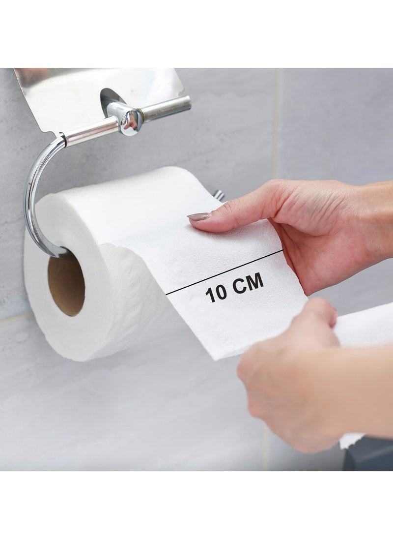 Eco care Toilet Rolls 100 x 350 Sheets 2 Ply Tissue Paper -Embossed with Superior Highly Absorbency…  - Image 2