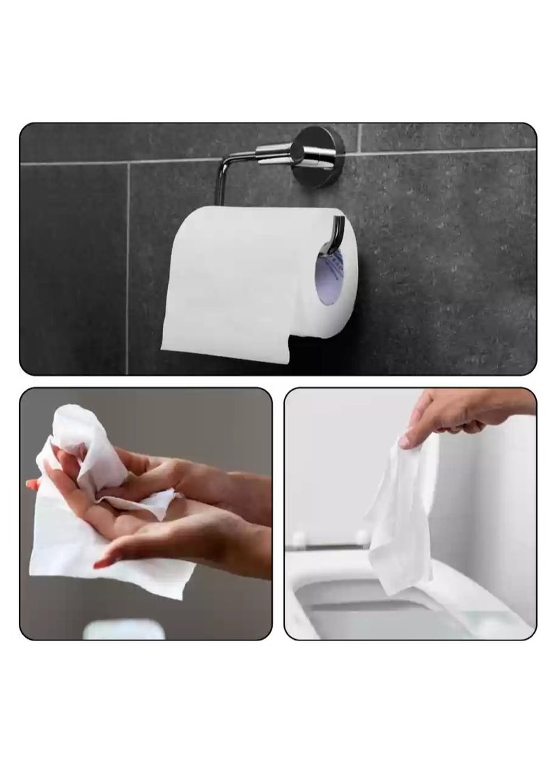 Eco care Toilet Rolls 100 x 350 Sheets 2 Ply Tissue Paper -Embossed with Superior Highly Absorbency…  - Image 4