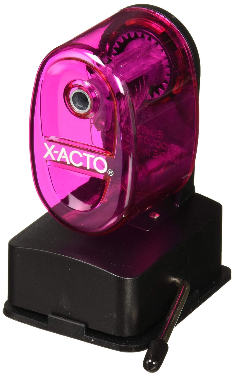 X-Acto مبراة أقلام يدوية X-ACTO 1178 Bulldog مع تركيب مفرغ، ألوان متنوعة - Image 1