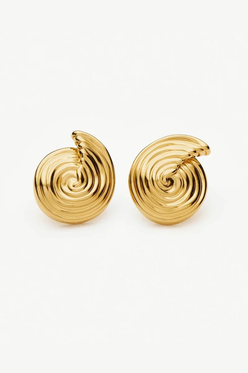 Missoma Textured Stud Earrings