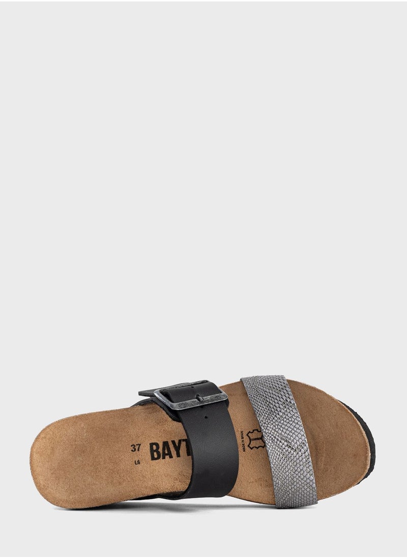 BAYTON Newcastle Double Strap Wedge Sandals  - Image 5