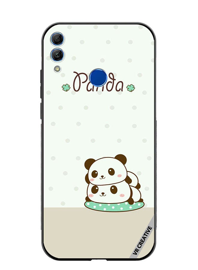 Protective Case Cover For Honor 10 Lite Panda Design Multicolour