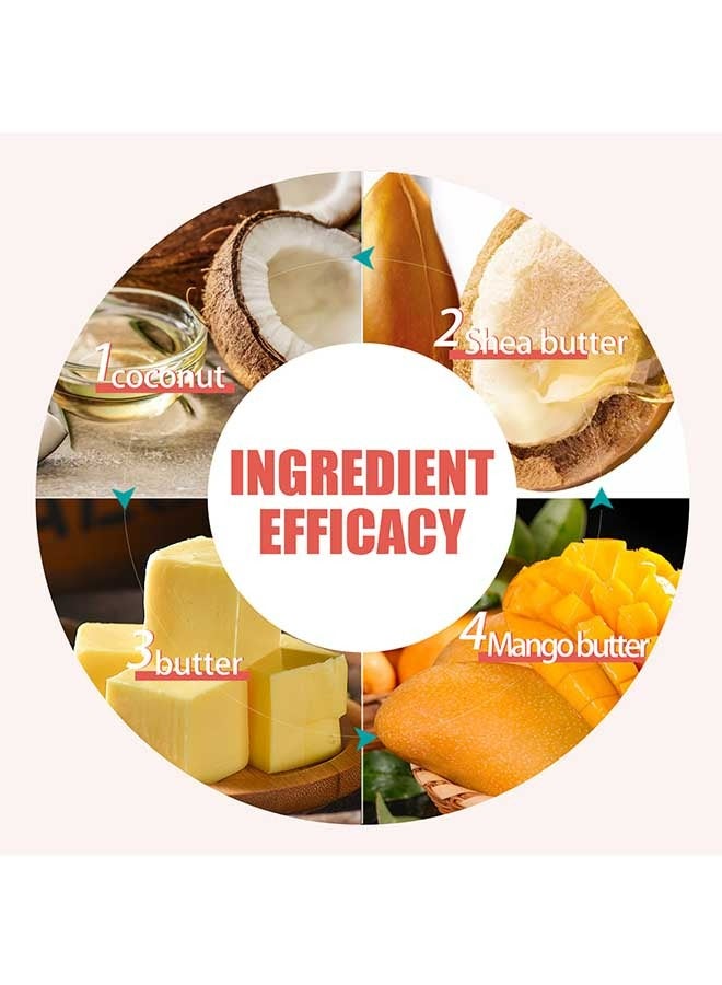EELHOE Coconut Hair Mask 50g,Smooth And Moisturizing Hair Mask,Has The Effect Of Improving Hair,Enhancing And Nourishing Hair,Making It Light And Smooth,Suitable For All Hair Types  - Image 2
