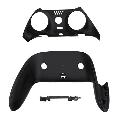 eXtremeRate Top Bottom Decorative Trim Shell Compatible with ps5 Edge Controller DIY Replacement Front Back Clip Shell, Custom Black Plates Cover Compatible with ps5 Edge Controller - Image 3