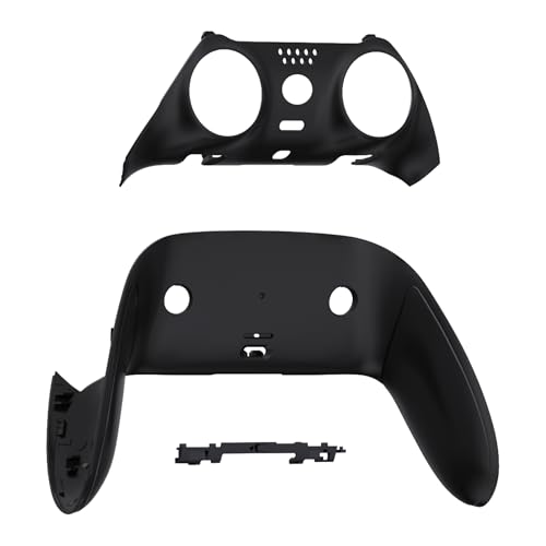 eXtremeRate Top Bottom Decorative Trim Shell Compatible with ps5 Edge Controller DIY Replacement Front Back Clip Shell, Custom Black Plates Cover Compatible with ps5 Edge Controller - Image 2