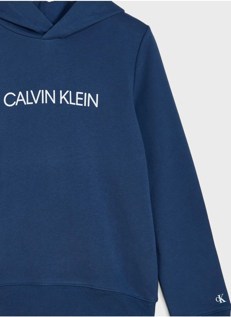 Calvin Klein Jeans Youth Logo Hoodie