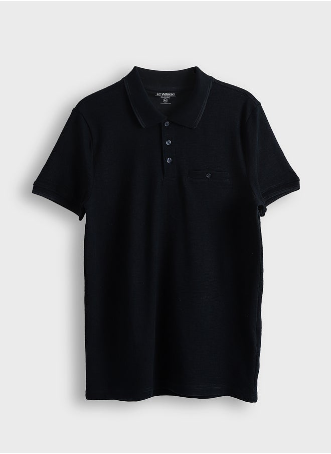 LC WAIKIKI Polo Neck Short Sleeve Jersey Men's T-Shirt  - Image 1