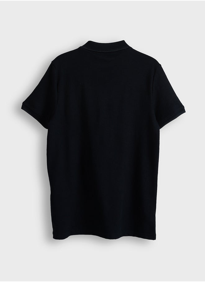 LC WAIKIKI Polo Neck Short Sleeve Jersey Men's T-Shirt  - Image 2