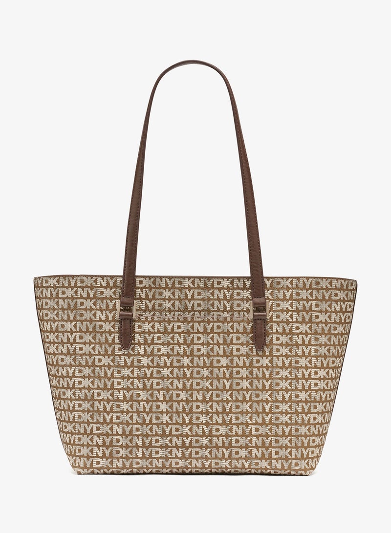 دكني حقيبة براينت بسحاب وشعار - Image 2