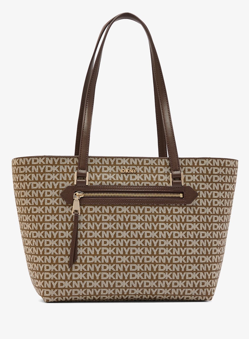 DKNY Bryant Logo Zip Through Tote - Image 1