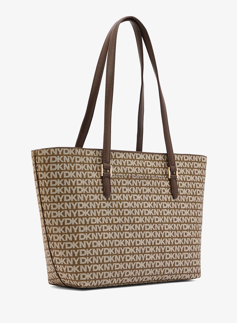 DKNY Bryant Logo Zip Through Tote - Image 2
