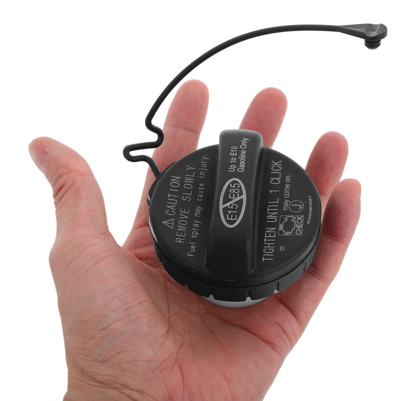 Fuel Tank Cap Replacement For Mid Size Sedan Plastic Gasoline Cap Leak Resistant Black - Image 5