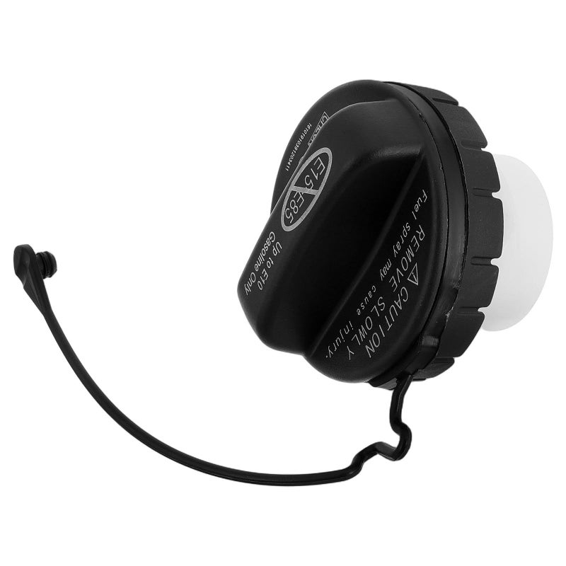 Fuel Tank Cap Replacement For Mid Size Sedan Plastic Gasoline Cap Leak Resistant Black - Image 2