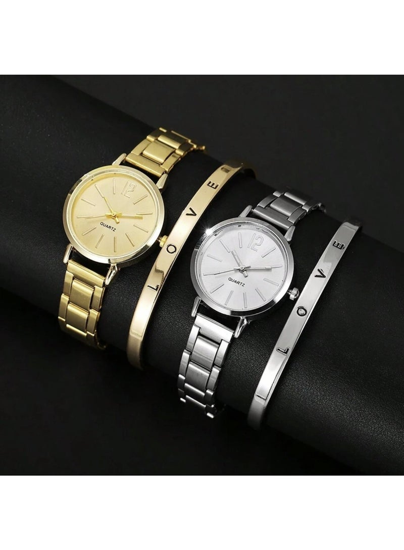 veya LUXURY WOMEN’S SET – 2 WATCHES & 2 BRACELETS - Image 1