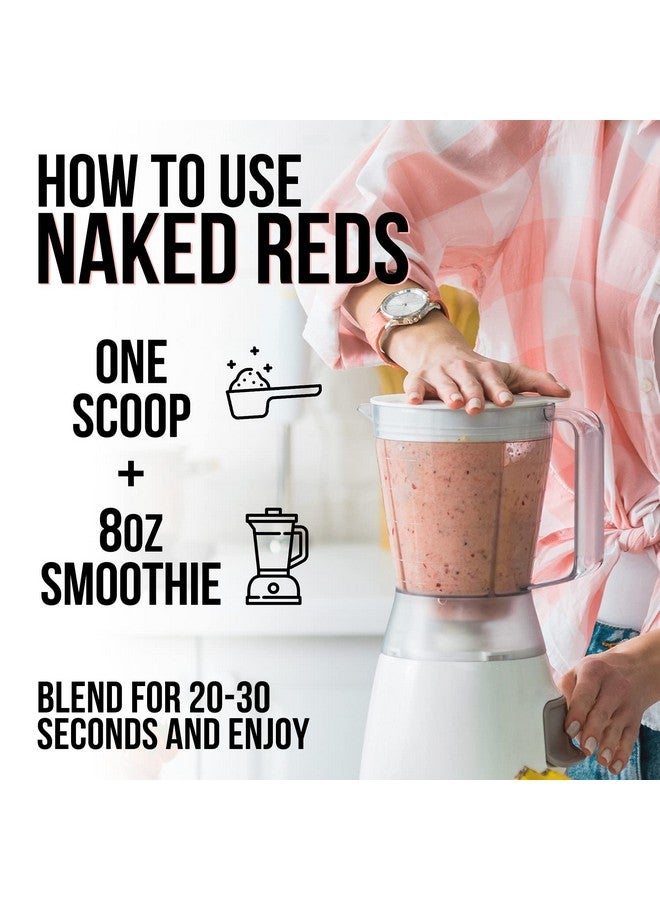 Nakd NAKED Reds Superfood Powder - Healthy, Energizing Polyphenol Fruit Powder Mix, No Fillers, No Additives, Vegan, Non-GMO, Gluten Free - 28 Servings - Image 4