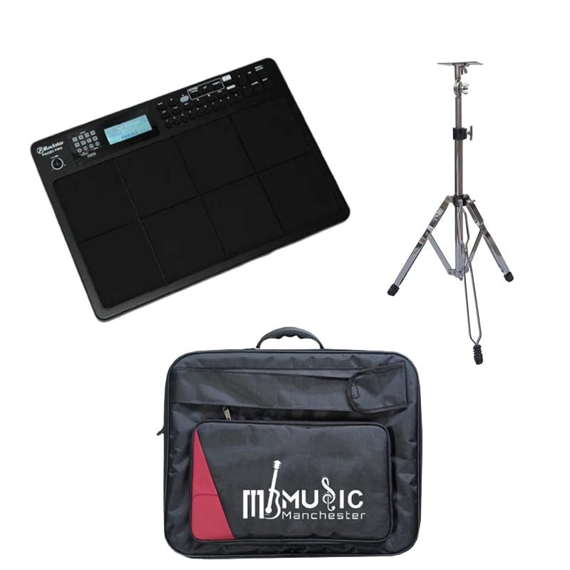 Standzo Rockstar Pad 20 Pro, 29 Buttons, 8 Pad, Black Colour with Stand and Hardcase - Image 1