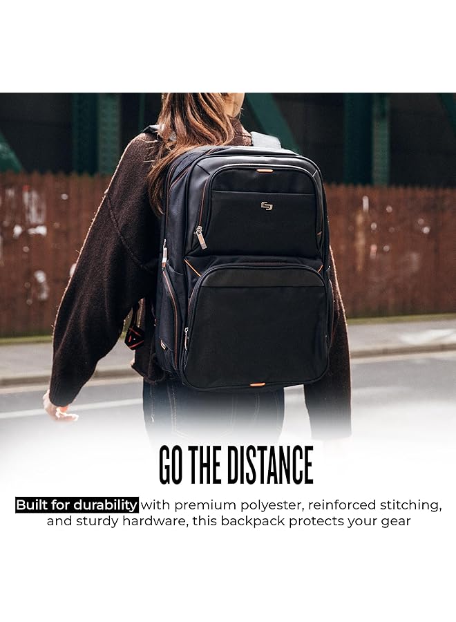 Solo 17.3 Inch Laptop Backpack - Image 5