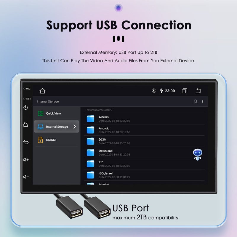 7Inch Variety Universal Machine Android Navigation Car Navigator Modified All-In-One Machine Gps Player - Image 4